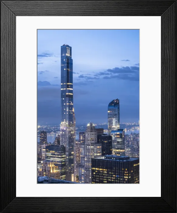 Framed Print : Central Park Tower & Midtown Manhattan from Top of the Rock, New York City, USA Framed Print : Central Park Tower & Midtown Manhattan from Top of the Rock, New York City, USA