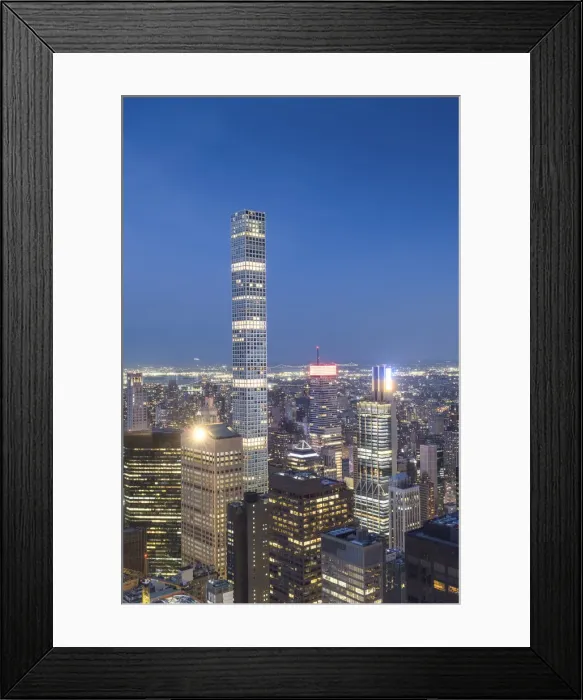 Framed Print : 432 Park Avenue & Midtown Manhattan from Top of the Rock, New York City, USA Framed Print : 432 Park Avenue & Midtown Manhattan from Top of the Rock, New York City, USA