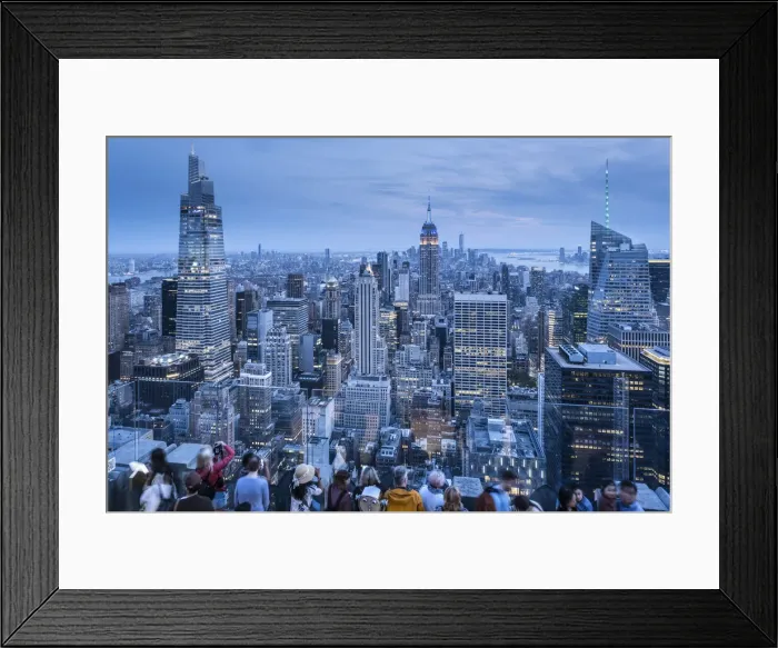 Framed Print : Empire State Building & Midtown Manhattan, New York City, USA