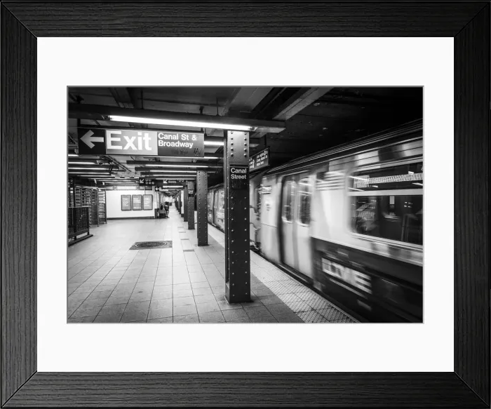 Framed Print : New York subway, Manhattan, New York City, USA Framed Print : New York subway, Manhattan, New York City, USA