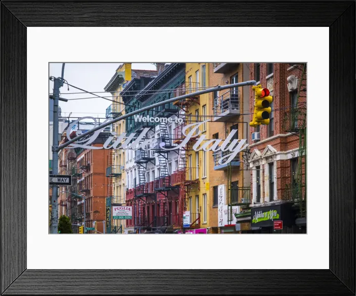 Framed Print : Little Italy, Manhattan, New York City, USA Framed Print : Little Italy, Manhattan, New York City, USA