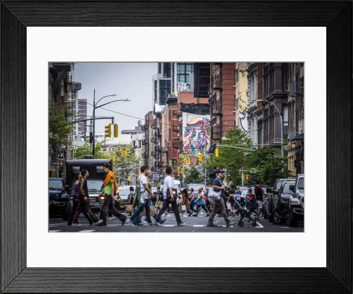 Framed Print : Broome Street, Little Italy, Manhattan, New York City, USA Framed Print : Broome Street, Little Italy, Manhattan, New York City, USA