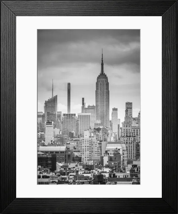 Framed Print : Empire State Building from Soho, Manhattan, New York City, USA Framed Print : Empire State Building from Soho, Manhattan, New York City, USA