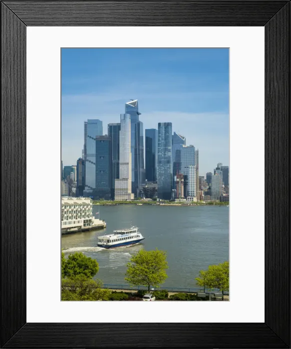 Framed Print : Hudson Yards from New Jersey, Manhattan, New York City, USA Framed Print : Hudson Yards from New Jersey, Manhattan, New York City, USA