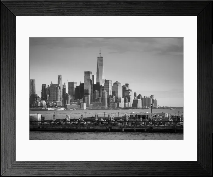 Framed Print : One World Trade Center, Lower Manhattan (downtown) from New Jersey, New York City, USA Framed Print : One World Trade Center, Lower Manhattan (downtown) from New Jersey, New York City, USA