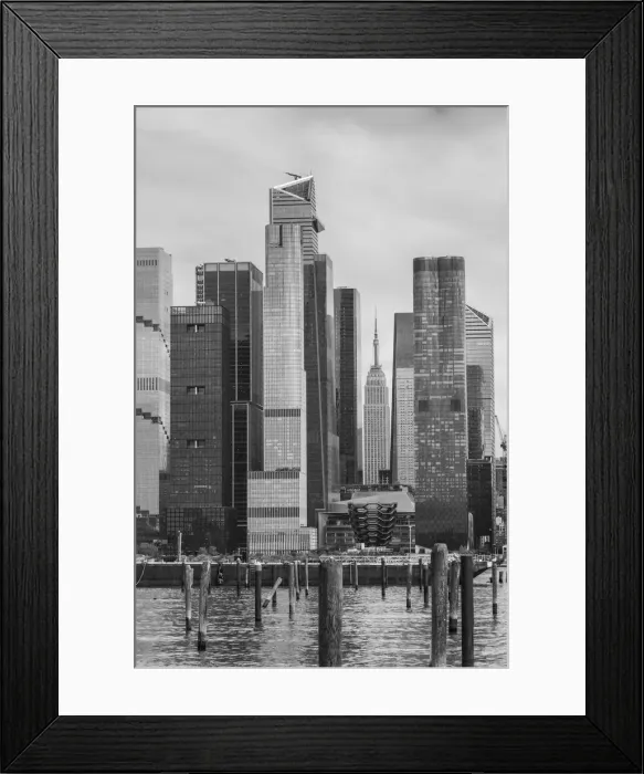 Framed Print : Hudson Yards & Empire State Building, Manhattan, New York City, USA Framed Print : Hudson Yards & Empire State Building, Manhattan, New York City, USA