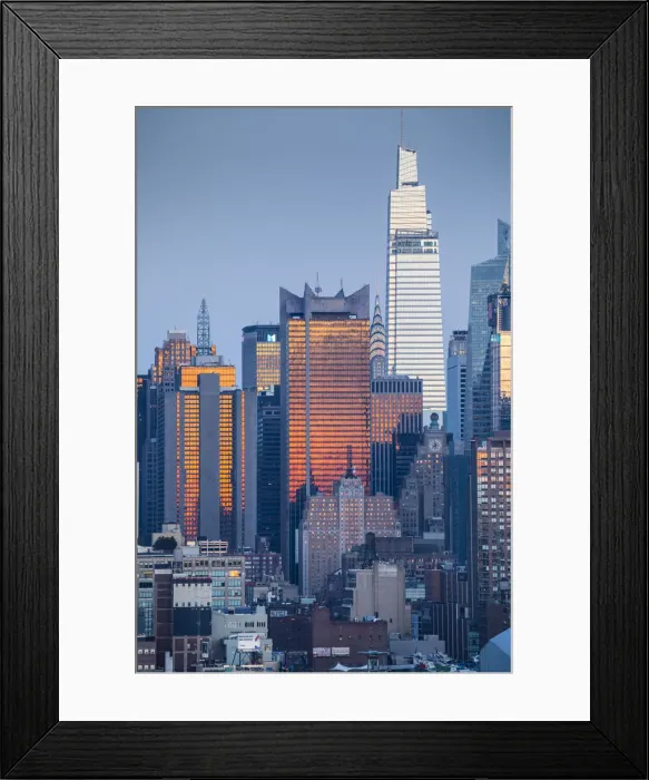 Framed Print : One Vanderbilt & Midtown Manhattan from New Jersey, New York City, USA Framed Print : One Vanderbilt & Midtown Manhattan from New Jersey, New York City, USA