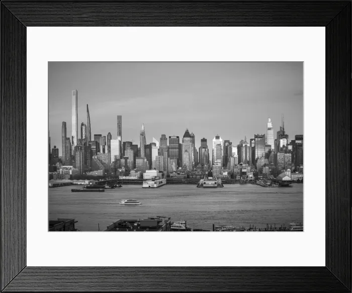 Framed Print : Midtown Manhattan from New Jersey, New York City, USA Framed Print : Midtown Manhattan from New Jersey, New York City, USA