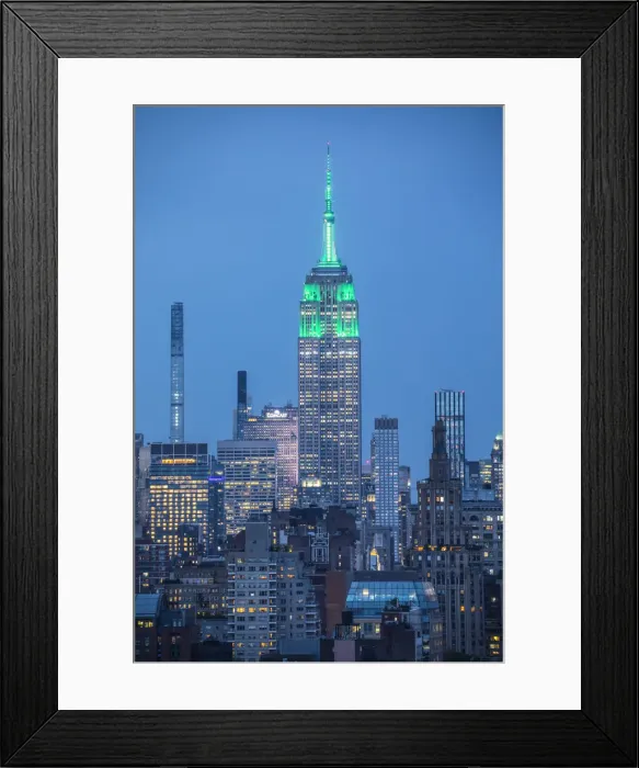 Framed Print : Empire State Building from Soho, Manhattan, New York City, USA Framed Print : Empire State Building from Soho, Manhattan, New York City, USA