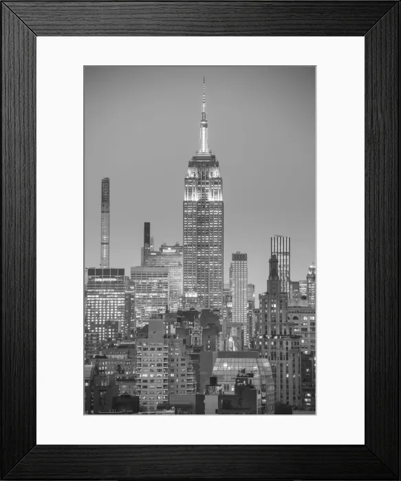 Framed Print : Empire State Building from Soho, Manhattan, New York City, USA Framed Print : Empire State Building from Soho, Manhattan, New York City, USA
