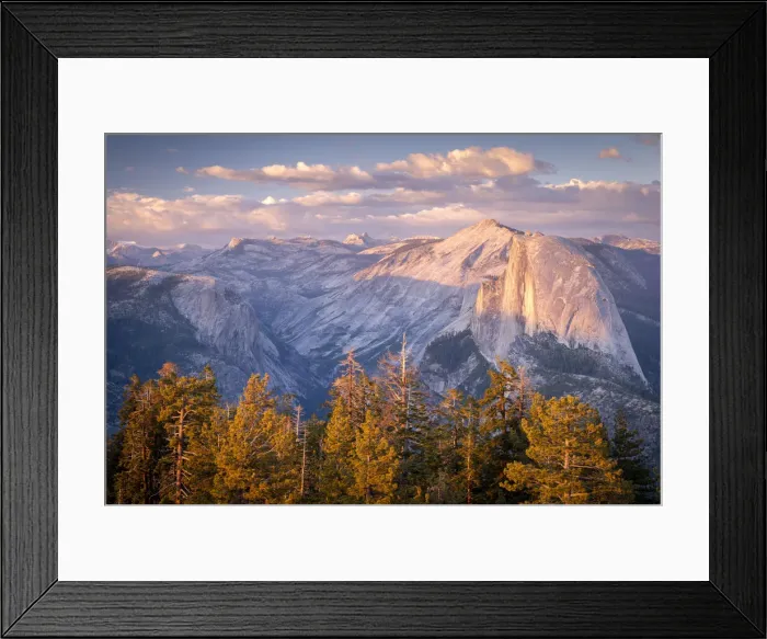Framed Print : Evening light over Half Dome and Yosemite Valley from Sentinel Dome, Yosemite National Park, California, USA Framed Print : Evening light over Half Dome and Yosemite Valley from Sentinel Dome, Yosemite National Park, California, USA