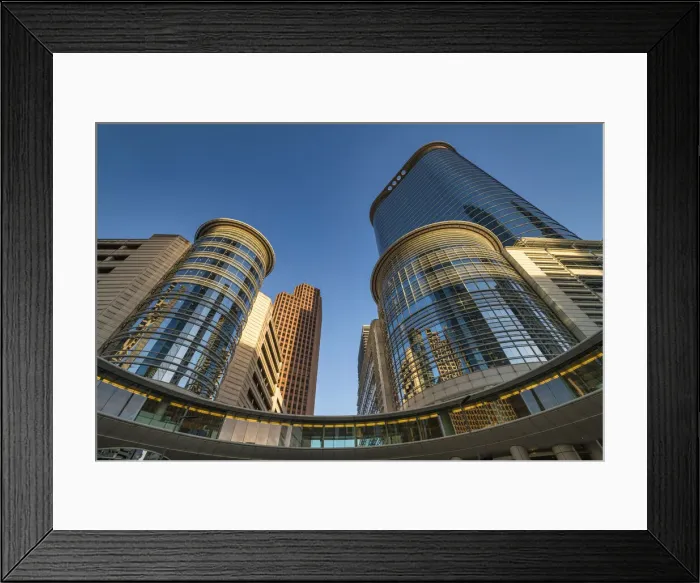 Framed Print : Chevron Towers, Houston, Texas, USA