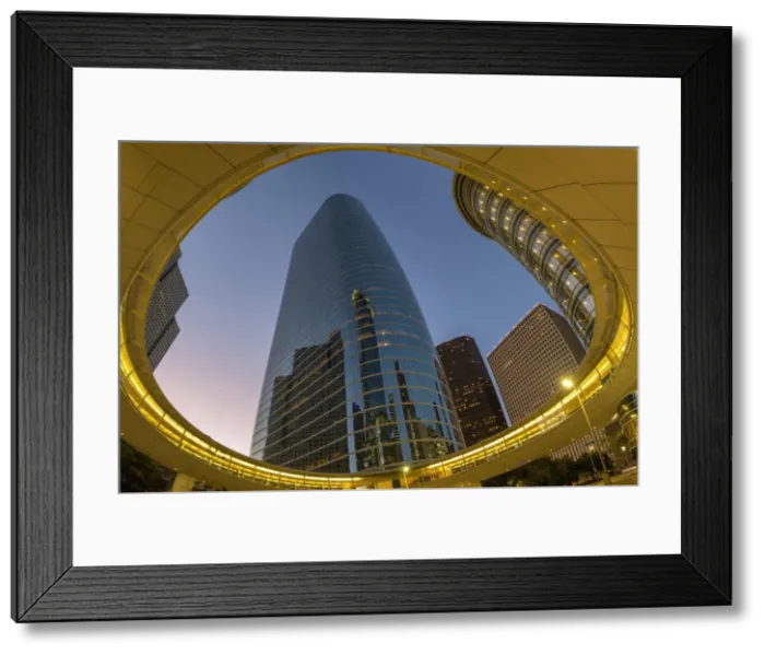 Framed Print : Chevron Towers at Night, Houston, Texas, USA Framed Print : Chevron Towers at Night, Houston, Texas, USA