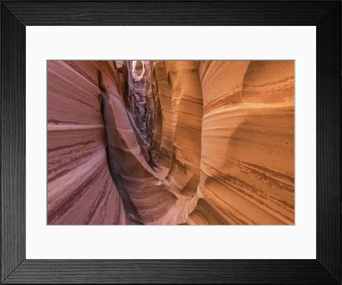 Framed Print : Zebra Slot Canyon, Grand Staircase National Monument, Utah, USA Framed Print : Zebra Slot Canyon, Grand Staircase National Monument, Utah, USA