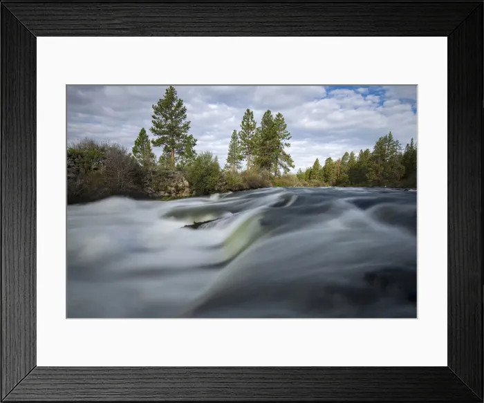 Framed Print : USA, Oregon, Central, Deschutes County, National Forest, Bend, Dillon Falls Framed Print : USA, Oregon, Central, Deschutes County, National Forest, Bend, Dillon Falls