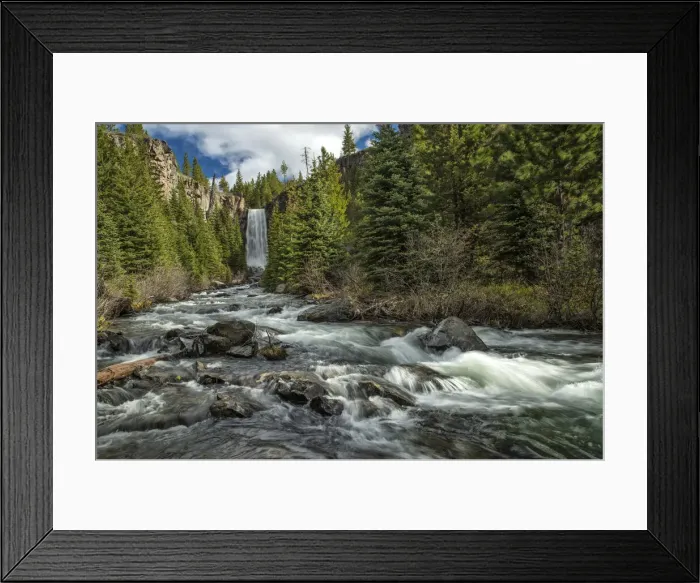 Framed Print : USA, Oregon, Deschutes National Forest, Bend, Tuamlo Falls Framed Print : USA, Oregon, Deschutes National Forest, Bend, Tuamlo Falls