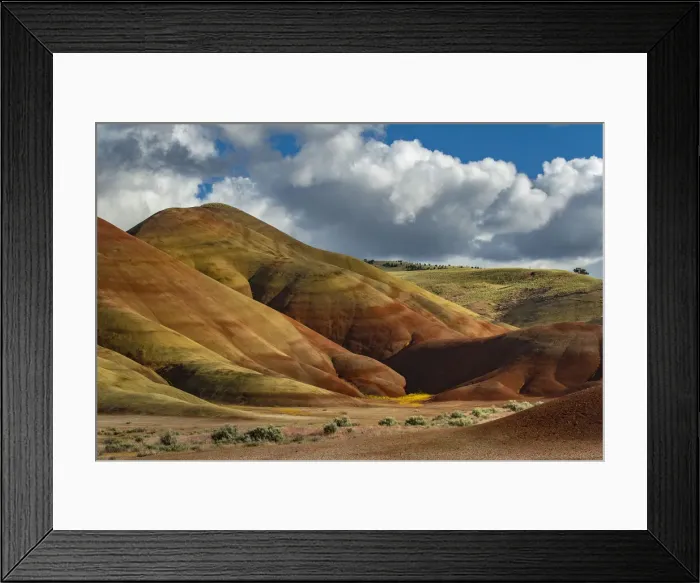 Framed Print : USA, Pacific Northwest, Oregon, Wheeler County, John Day Fossil Beds, National Monument Framed Print : USA, Pacific Northwest, Oregon, Wheeler County, John Day Fossil Beds, National Monument