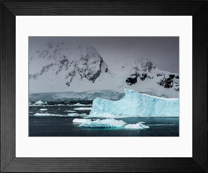 Framed Print : Iceberg in Wilhelmina Bay, Antarctica Framed Print : Iceberg in Wilhelmina Bay, Antarctica
