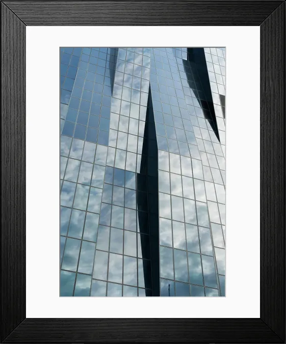 Framed Print : Detail of facade of DC Tower, Donau City, Donaustadt, Vienna, Austria Framed Print : Detail of facade of DC Tower, Donau City, Donaustadt, Vienna, Austria