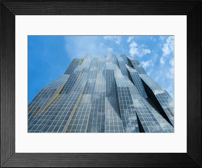 Framed Print : Low angle view of DC Tower, Donau City, Donaustadt, Vienna, Austria Framed Print : Low angle view of DC Tower, Donau City, Donaustadt, Vienna, Austria