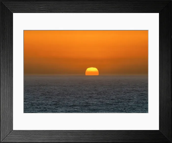 Framed Print : Sun setting into sea, Concon, Valparaiso Province, Valparaiso Region, Chile Framed Print : Sun setting into sea, Concon, Valparaiso Province, Valparaiso Region, Chile