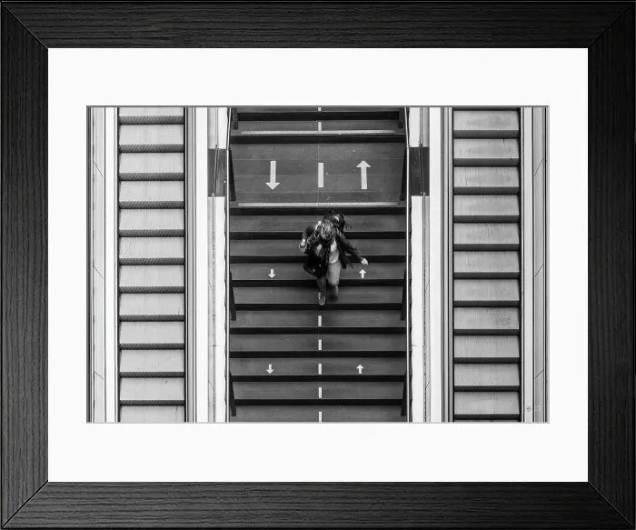 Framed Print : Escalator in the Hauptbahnhof (Central Station), Berlin, Germany Framed Print : Escalator in the Hauptbahnhof (Central Station), Berlin, Germany