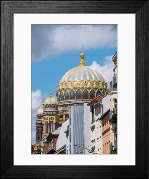Framed Print : New Synagogue Berlin, Oranienburger Strasse, Berlin, Germany Framed Print : New Synagogue Berlin, Oranienburger Strasse, Berlin, Germany