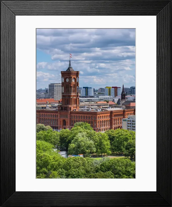 Framed Print : Rotes Rathaus (Red Townhall), Berlin, Germany Framed Print : Rotes Rathaus (Red Townhall), Berlin, Germany