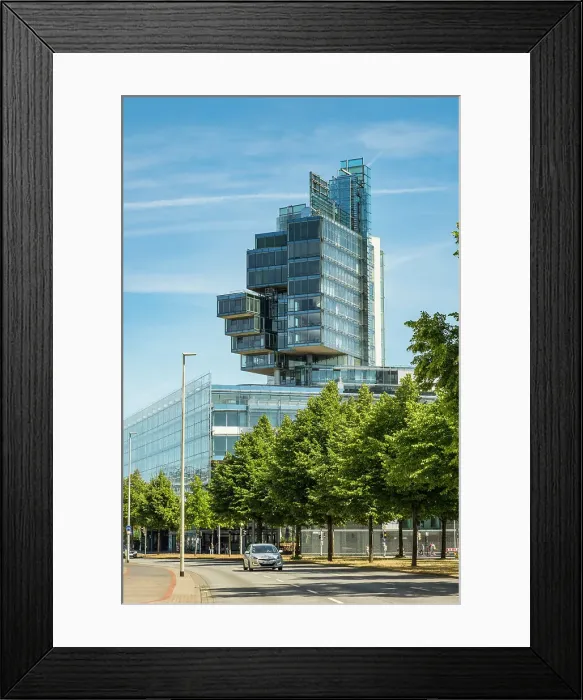 Framed Print : Nord / LB bank building by Behnisch Architects, Hannover, Lower Saxony, Germany Framed Print : Nord / LB bank building by Behnisch Architects, Hannover, Lower Saxony, Germany