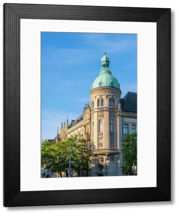 Framed Print : Building on Georg Strasse, Hannover, Lower Saxony, Germany Framed Print : Building on Georg Strasse, Hannover, Lower Saxony, Germany
