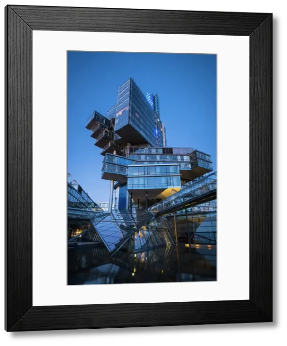 Framed Print : Nord / LB bank building by Behnisch Architects, Hannover, Lower Saxony, Germany