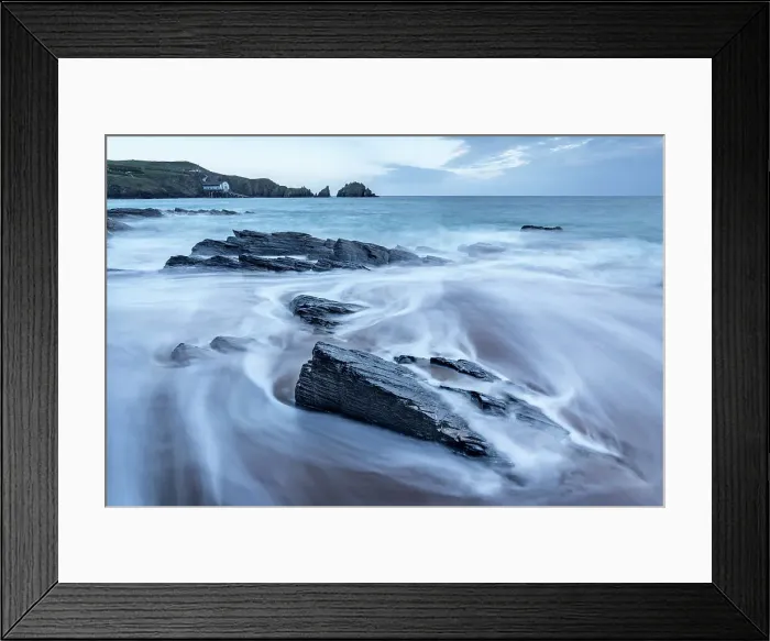 Framed Print : Padstow Lifeboat Station across the wave washed shores of Mother Iveys Bay, Cornwall, England. Spring (May) 2021 Framed Print : Padstow Lifeboat Station across the wave washed shores of Mother Iveys Bay, Cornwall, England. Spring (May) 2021