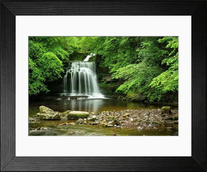 Framed Print : Cauldron Falls waterfall in the village of West Burton, Yorkshire Dales National Park, Yorkshire, England. Spring (June) 2022 Framed Print : Cauldron Falls waterfall in the village of West Burton, Yorkshire Dales National Park, Yorkshire, England. Spring (June) 2022