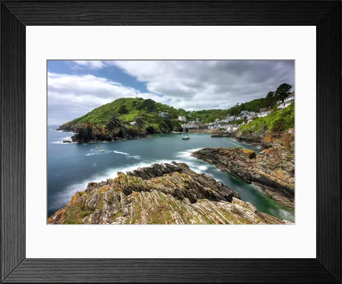 Framed Print : Beautiful Polperro fishing village on the south coast of Cornwall, England. Spring (May) 2022 Framed Print : Beautiful Polperro fishing village on the south coast of Cornwall, England. Spring (May) 2022