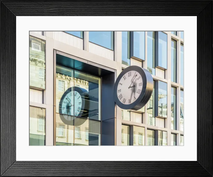 Framed Print : Maarten Bs Real Time clock. This is a performance clock where a man is continually drawing the time inside the clockface. Paddington, London, England, UK Framed Print : Maarten Bs Real Time clock. This is a performance clock where a man is continually drawing the time inside the clockface. Paddington, London, England, UK