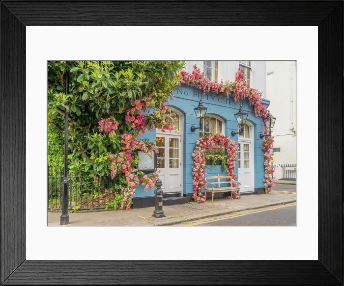 Framed Print : The Fifty Cheyne pub, Chelsea, London, England, UK Framed Print : The Fifty Cheyne pub, Chelsea, London, England, UK