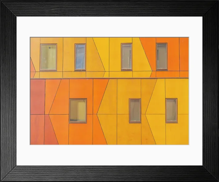 Framed Print : Windows, Elephant and Castle, London, England, UK Framed Print : Windows, Elephant and Castle, London, England, UK