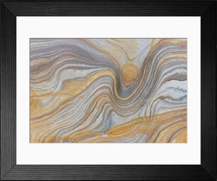 Framed Print : Sandstone rock formations, Spittal Beach, Northumberland, England, UK Framed Print : Sandstone rock formations, Spittal Beach, Northumberland, England, UK