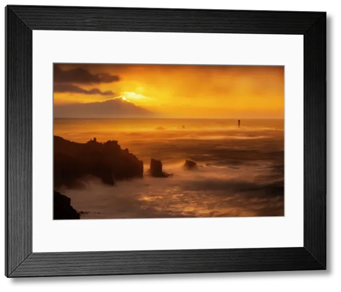 Framed Print : Sunset over Longships Lighthouse, Lands End, Cornwall, England, UK Framed Print : Sunset over Longships Lighthouse, Lands End, Cornwall, England, UK