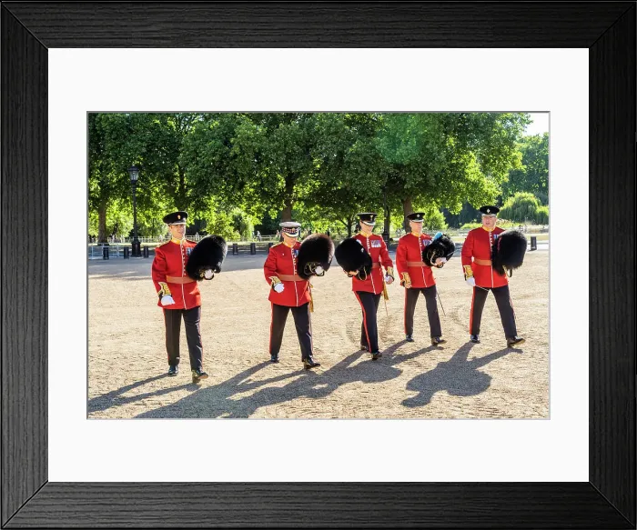Framed Print : The Queens guards during Beating the Retreat. This is a military ceremony dating back to the 17th-century. Westminster, London, England, Uk Framed Print : The Queens guards during Beating the Retreat. This is a military ceremony dating back to the 17th-century. Westminster, London, England, Uk