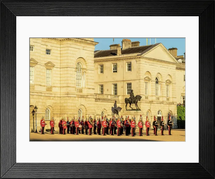 Framed Print : The Queens guards during Beating the Retreat. This is a military ceremony dating back to the 17th-century. Westminster, London, England, Uk Framed Print : The Queens guards during Beating the Retreat. This is a military ceremony dating back to the 17th-century. Westminster, London, England, Uk