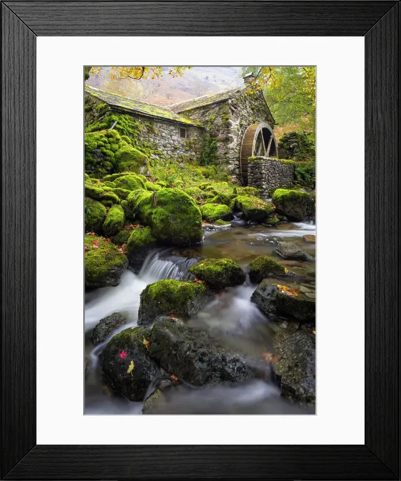Framed Print : United Kingdom, England, Cumbria, Lake District, Borrowdale. A disused Water Mill close to the village of Seatoller Framed Print : United Kingdom, England, Cumbria, Lake District, Borrowdale. A disused Water Mill close to the village of Seatoller