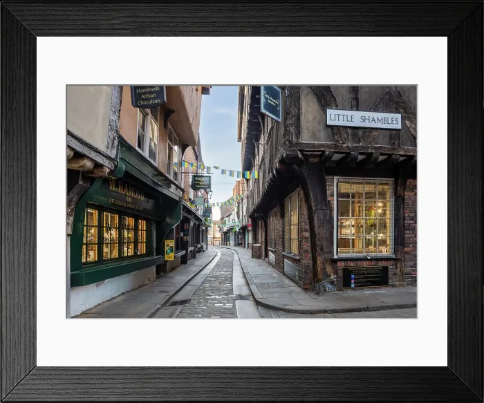 Framed Print : United Kingdom, England, North Yorkshire, York. Formerly consisting solely of Butchers shops the Shambles is over 1, 000 years old and is Yorks most famous street Framed Print : United Kingdom, England, North Yorkshire, York. Formerly consisting solely of Butchers shops the Shambles is over 1, 000 years old and is Yorks most famous street