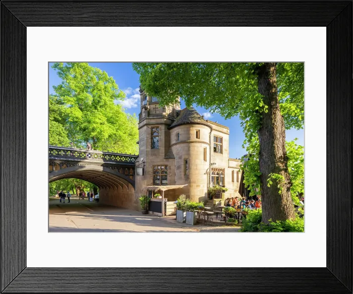 Framed Print : United Kingdom, England, North Yorkshire, York. Dyls is a cafe and restaurant located in a historic Victorian Motor House on Skeldergate Bridge Framed Print : United Kingdom, England, North Yorkshire, York. Dyls is a cafe and restaurant located in a historic Victorian Motor House on Skeldergate Bridge