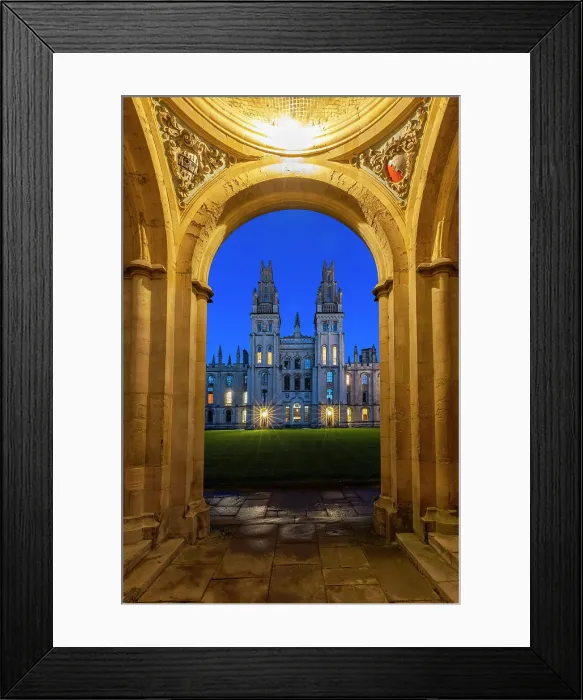 Framed Print : Towers at All Souls College, Oxfordshire, England Framed Print : Towers at All Souls College, Oxfordshire, England