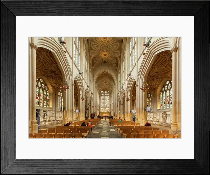 Framed Print : Interior of Bath Abbey, Bath, Somerset, UK Framed Print : Interior of Bath Abbey, Bath, Somerset, UK