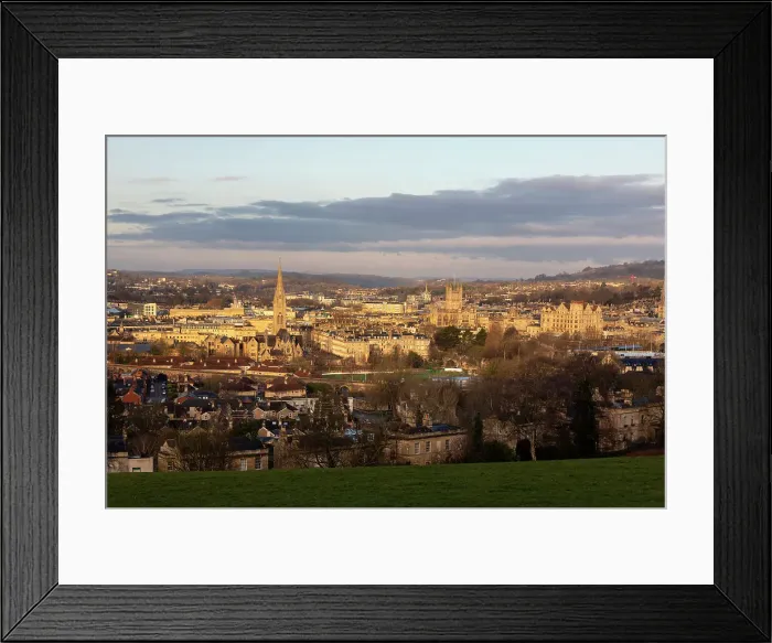 Framed Print : Bath Skyline with St John the Evangelist Church and Bath Abbey, Bath, Somerset, UK Framed Print : Bath Skyline with St John the Evangelist Church and Bath Abbey, Bath, Somerset, UK