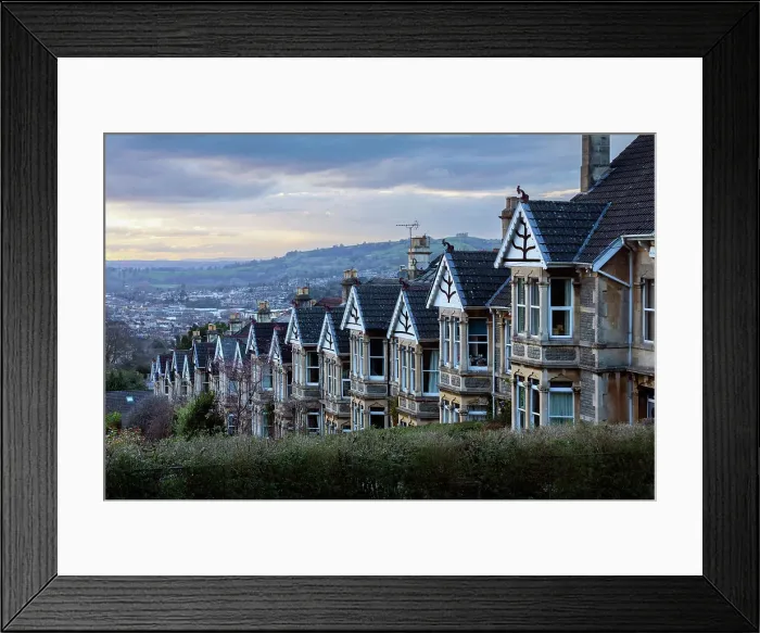 Framed Print : Historic houses, Bath, Somerset, UK Framed Print : Historic houses, Bath, Somerset, UK