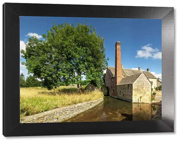 The Old Mill in Lower Slaughter, Gloucestershire, Cotswolds, England, UK