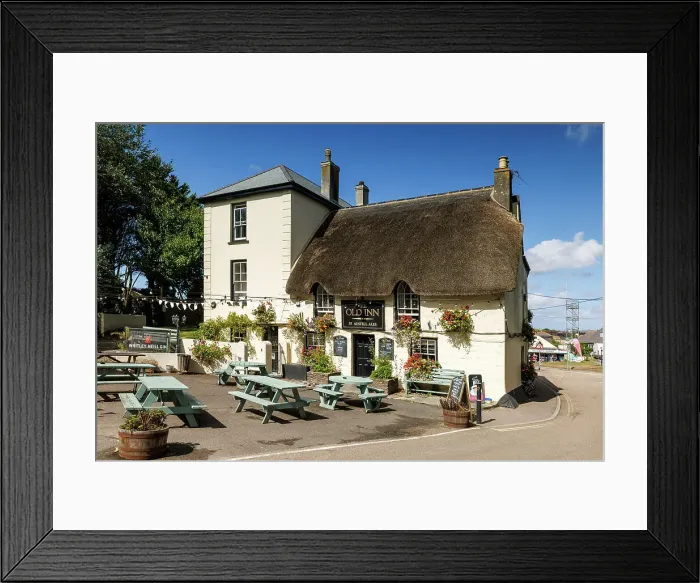 Framed Print : The Old Inn, Mullion, Cornwall, England, UK Framed Print : The Old Inn, Mullion, Cornwall, England, UK